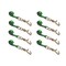 Tie 4 Safe 2" x 10' Tie Down Strap w/ TJ Cluster Hook for Wrecker Tow Truck Auto Hauling Green, 8PK TWS65-5210-TJ-GR-8 - alternate 1